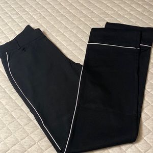 Tuxedo style stretch pants for work size medium